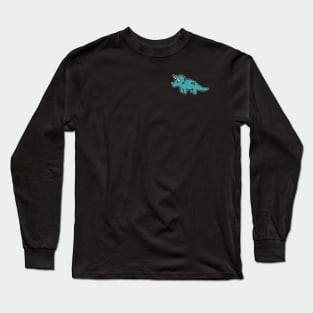 Pocket Triceratops Long Sleeve T-Shirt